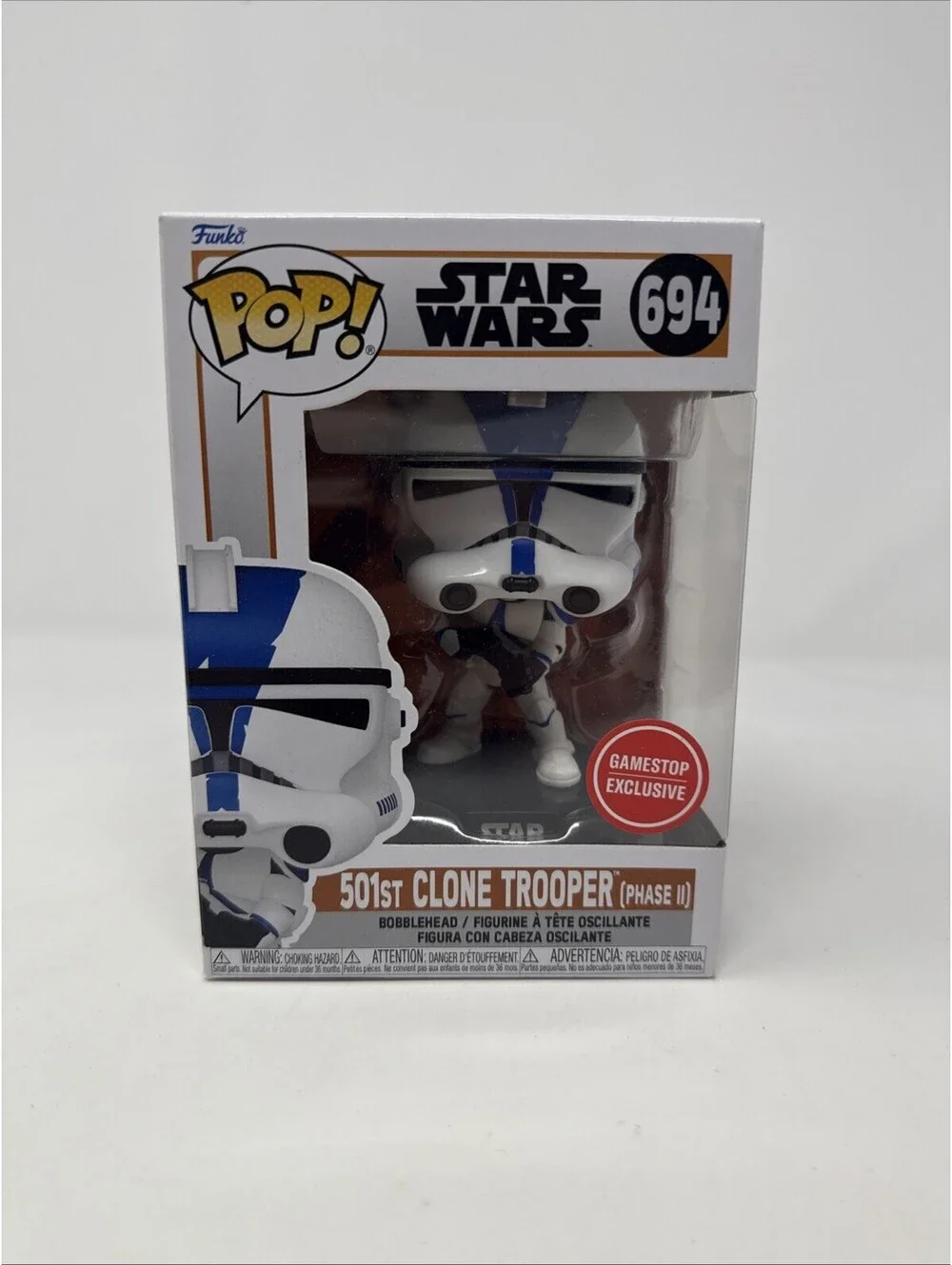 Funko Pop! Vinyl: Star Wars - 501st Clone Trooper (Phase II) - GameStop...